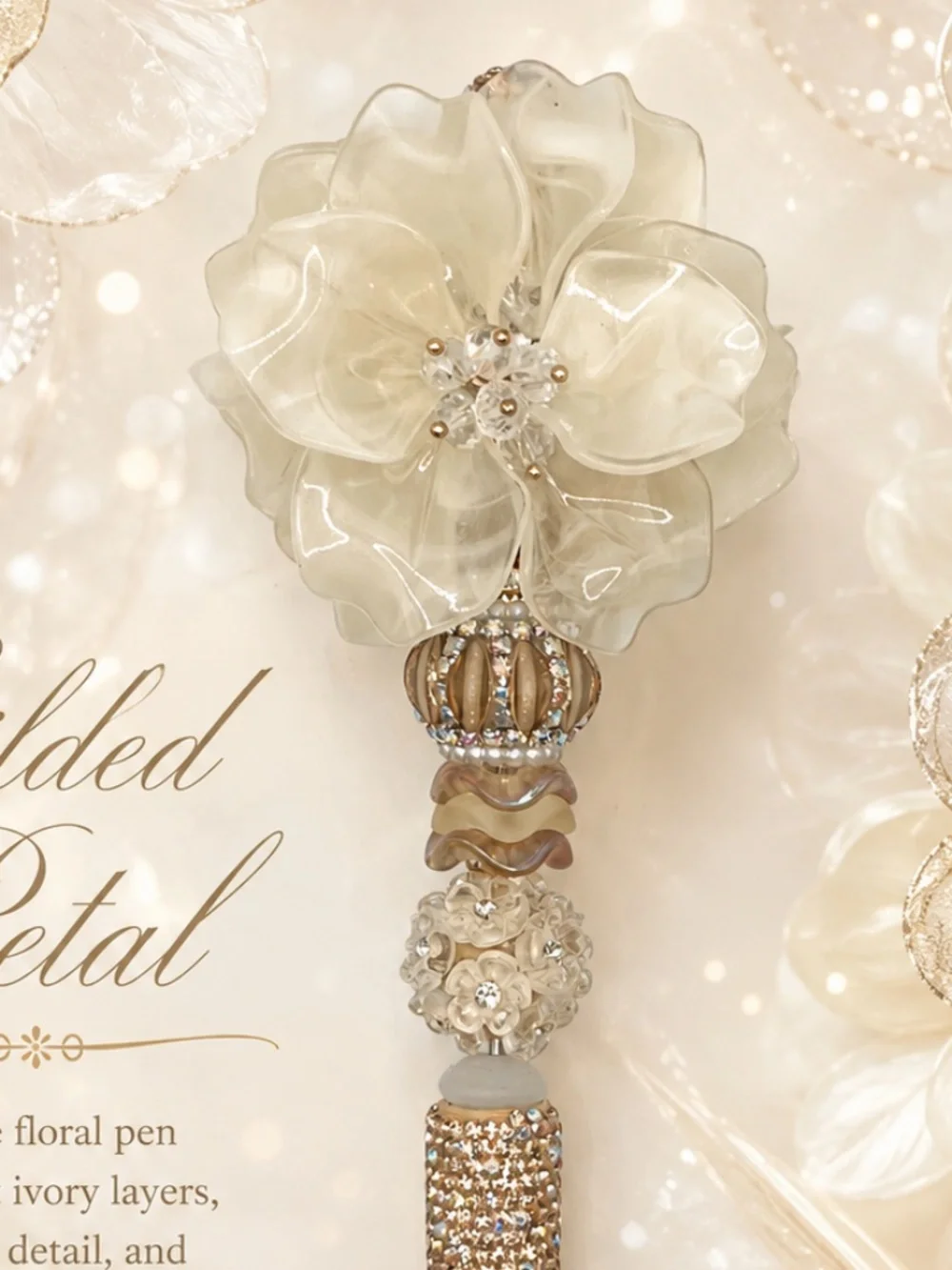 Gilded Petal Pen